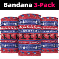 Haiti Christmas Neck Gaiter Jwaye Nwel Ayiti Neg Marron Veve Vodou - Wonder Print Shop