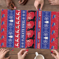 Haiti Christmas Puzzle Jwaye Nwel Ayiti Neg Marron Veve Vodou - Wonder Print Shop