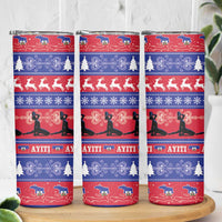 Haiti Christmas Skinny Tumbler Jwaye Nwel Ayiti Neg Marron Veve Vodou - Wonder Print Shop