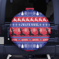 Haiti Christmas Spare Tire Cover Jwaye Nwel Ayiti Neg Marron Veve Vodou - Wonder Print Shop