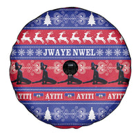 Haiti Christmas Spare Tire Cover Jwaye Nwel Ayiti Neg Marron Veve Vodou - Wonder Print Shop