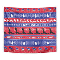 Haiti Christmas Tapestry Jwaye Nwel Ayiti Neg Marron Veve Vodou - Wonder Print Shop