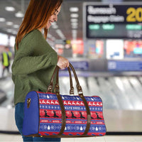 Haiti Christmas Travel Bag Jwaye Nwel Ayiti Neg Marron Veve Vodou - Wonder Print Shop