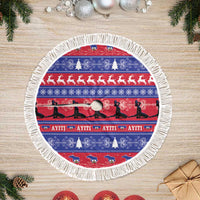 Haiti Christmas Tree Skirt Jwaye Nwel Ayiti Neg Marron Veve Vodou - Wonder Print Shop