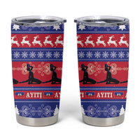 Haiti Christmas Tumbler Cup Jwaye Nwel Ayiti Neg Marron Veve Vodou - Wonder Print Shop