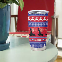 Haiti Christmas Tumbler Cup Jwaye Nwel Ayiti Neg Marron Veve Vodou - Wonder Print Shop