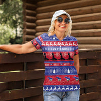 Haiti Christmas Women Polo Shirt Jwaye Nwel Ayiti Neg Marron Veve Vodou - Wonder Print Shop