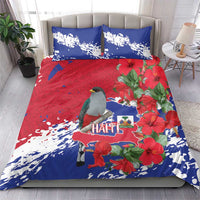 Haiti Independence Day Bedding Set 1804 Proud Ayiti Map Hispaniolan Trogon - Wonder Print Shop