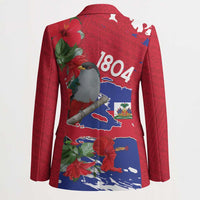 Haiti Independence Day Blazer 1804 Proud Ayiti Map Hispaniolan Trogon - Wonder Print Shop