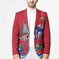 Haiti Independence Day Blazer 1804 Proud Ayiti Map Hispaniolan Trogon - Wonder Print Shop