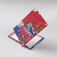 Haiti Independence Day Canvas Wall Art 1804 Proud Ayiti Map Hispaniolan Trogon - Wonder Print Shop