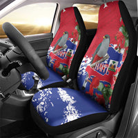 Haiti Independence Day Car Seat Cover 1804 Proud Ayiti Map Hispaniolan Trogon - Wonder Print Shop