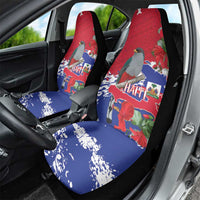 Haiti Independence Day Car Seat Cover 1804 Proud Ayiti Map Hispaniolan Trogon - Wonder Print Shop
