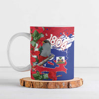 Haiti Independence Day Ceramic Mug 1804 Proud Ayiti Map Hispaniolan Trogon - Wonder Print Shop