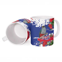 Haiti Independence Day Ceramic Mug 1804 Proud Ayiti Map Hispaniolan Trogon - Wonder Print Shop