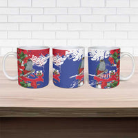 Haiti Independence Day Ceramic Mug 1804 Proud Ayiti Map Hispaniolan Trogon - Wonder Print Shop