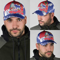 Haiti Independence Day Classic Cap 1804 Proud Ayiti Map Hispaniolan Trogon - Wonder Print Shop