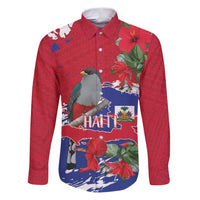 Haiti Independence Day Family Matching Puletasi and Hawaiian Shirt 1804 Proud Ayiti Map Hispaniolan Trogon - Wonder Print Shop