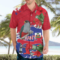 Haiti Independence Day Hawaiian Shirt 1804 Proud Ayiti Map Hispaniolan Trogon - Wonder Print Shop