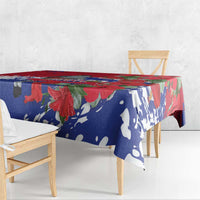 Haiti Independence Day Tablecloth 1804 Proud Ayiti Map Hispaniolan Trogon - Wonder Print Shop