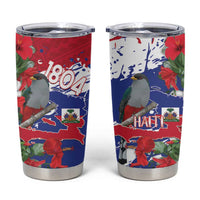 Haiti Independence Day Tumbler Cup 1804 Proud Ayiti Map Hispaniolan Trogon - Wonder Print Shop