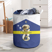 Curacao Football Laundry Basket 2026 The Blue Wave is Rising - Wonder Print Shop