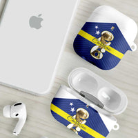 Curacao Football AirPods Case 2026 The Blue Wave is Rising - Wonder Print Shop