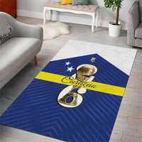 Curacao Football Area Rug 2026 The Blue Wave is Rising - Wonder Print Shop