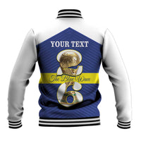 Personalized Curacao Football Baseball Jacket 2026 The Blue Wave is Rising - Wonder Print Shop