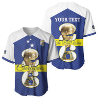 Personalized Curacao Football Baseball Jersey 2026 The Blue Wave is Rising - Wonder Print Shop