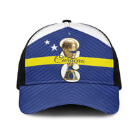 Curacao Football Baseball Net Cap 2026 The Blue Wave is Rising - Wonder Print Shop
