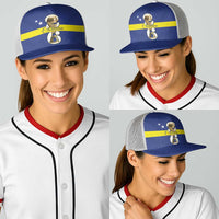 Curacao Football Baseball Net Cap 2026 The Blue Wave is Rising - Wonder Print Shop