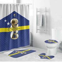 Curacao Football Bathroom Set 2026 The Blue Wave is Rising - Wonder Print Shop