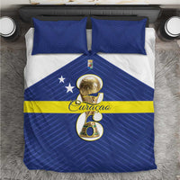 Curacao Football Bedding Set 2026 The Blue Wave is Rising - Wonder Print Shop