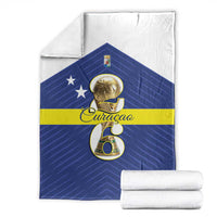 Curacao Football Blanket 2026 The Blue Wave is Rising - Wonder Print Shop