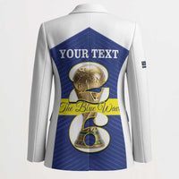 Personalized Curacao Football Blazer 2026 The Blue Wave is Rising - Wonder Print Shop