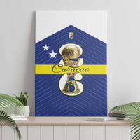 Curacao Football Canvas Wall Art 2026 The Blue Wave is Rising - Wonder Print Shop