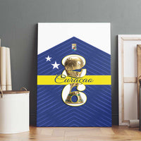 Curacao Football Canvas Wall Art 2026 The Blue Wave is Rising - Wonder Print Shop