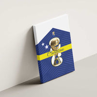 Curacao Football Canvas Wall Art 2026 The Blue Wave is Rising - Wonder Print Shop