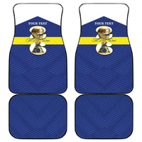 Personalized Curacao Football Car Mats 2026 The Blue Wave is Rising - Wonder Print Shop