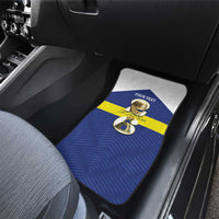 Personalized Curacao Football Car Mats 2026 The Blue Wave is Rising - Wonder Print Shop