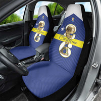Curacao Football Car Seat Cover 2026 The Blue Wave is Rising - Wonder Print Shop
