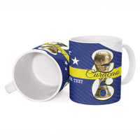 Personalized Curacao Football Ceramic Mug 2026 The Blue Wave is Rising - Wonder Print Shop