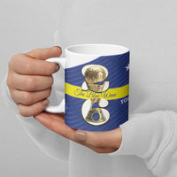 Personalized Curacao Football Ceramic Mug 2026 The Blue Wave is Rising - Wonder Print Shop