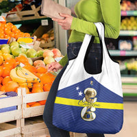 Curacao Football Grocery Bag 2026 The Blue Wave is Rising - Wonder Print Shop