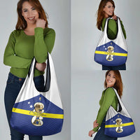 Curacao Football Grocery Bag 2026 The Blue Wave is Rising - Wonder Print Shop