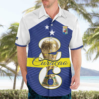 Personalized Curacao Football Hawaiian Shirt 2026 The Blue Wave is Rising - Wonder Print Shop