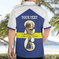 Personalized Curacao Football Hawaiian Shirt 2026 The Blue Wave is Rising - Wonder Print Shop