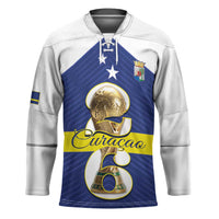 Personalized Curacao Football Hockey Jersey 2026 The Blue Wave is Rising - Wonder Print Shop