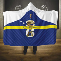 Curacao Football Hooded Blanket 2026 The Blue Wave is Rising - Wonder Print Shop